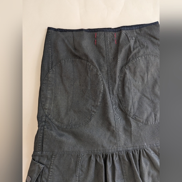 Mayer Peace Collection Utility Pencil Skirt Dark Green Grey Size S - Picture 4 of 10